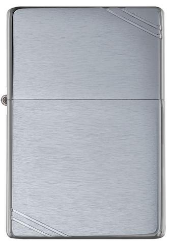 Brushed Chrome Vintage with Slashes