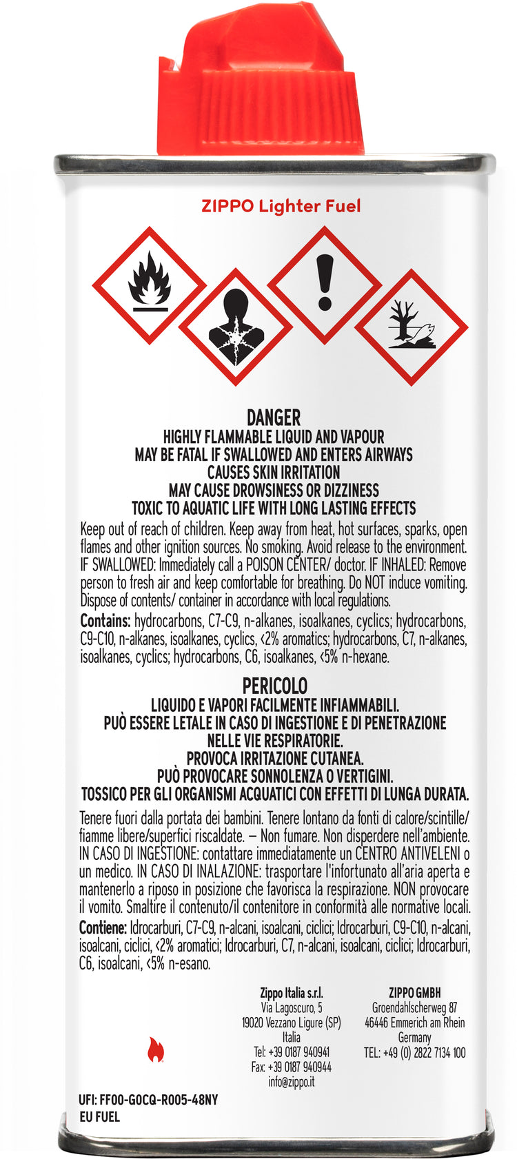 Fluido di ricarica Zippo 125ml - New
