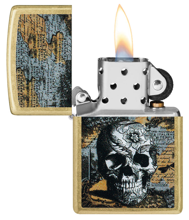 46577 - Floral Skull
