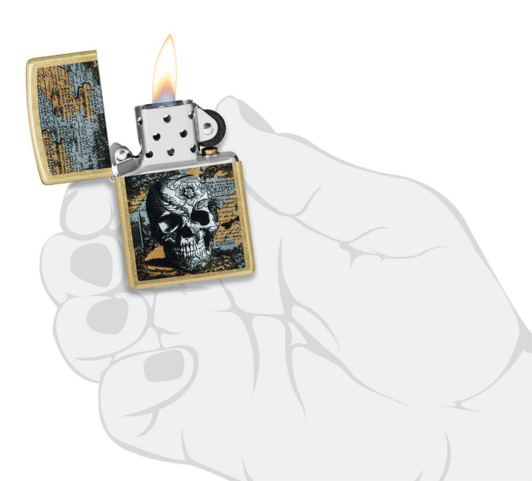 46577 - Floral Skull