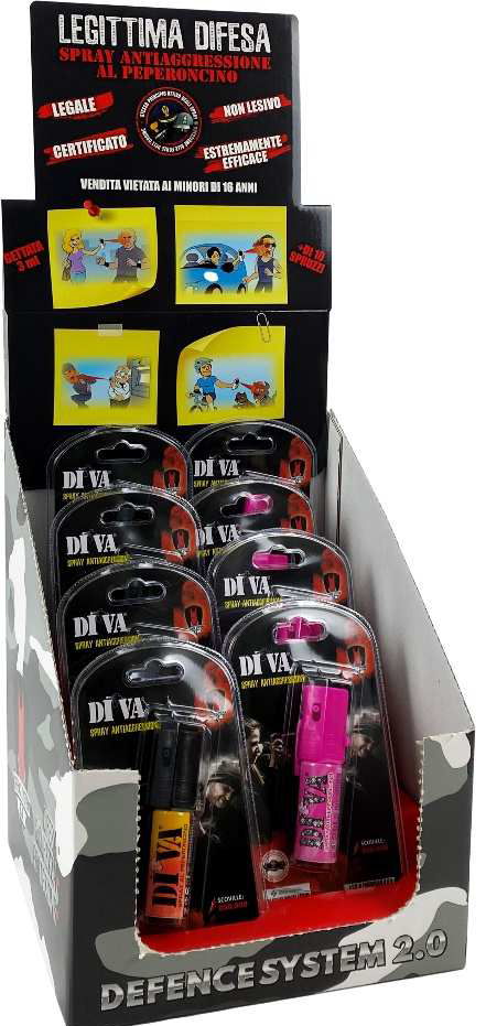 SPRAY ANTIAGGRESSIONE DI.VA - OF-DS8A
