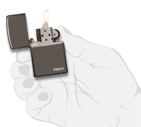 Classic Black Ice® Zippo Logo