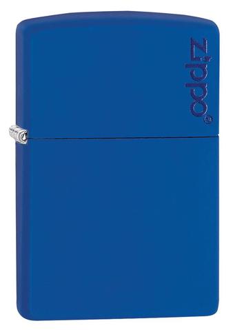 Classic Royal Blue Matte Zippo Logo