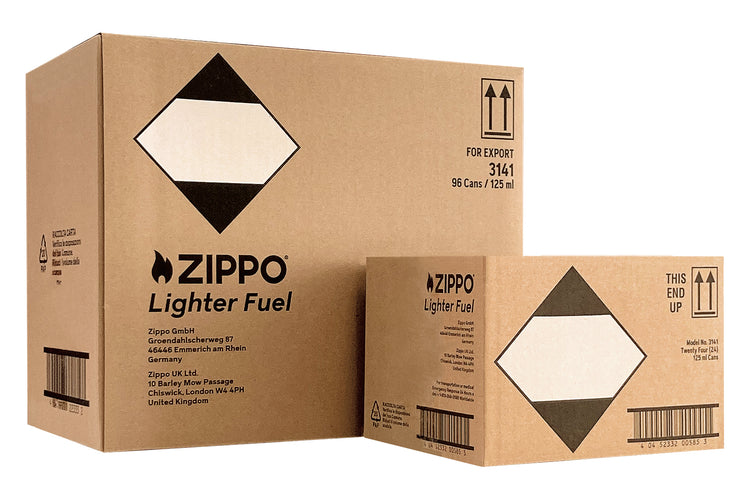 Cartone da 96 lattine di fluido di ricarica Zippo 125ml