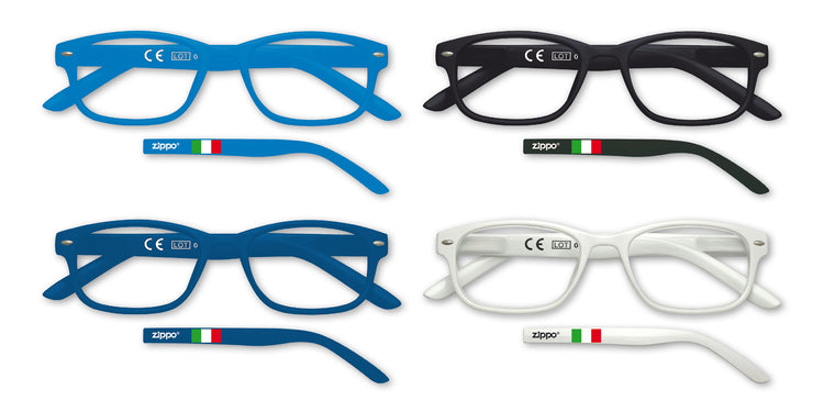 31Z-K4-ITA200 - KIT 4 OCCHIALI DA LETTURA DIOTTRIA +2.00 - ITALIA 2026